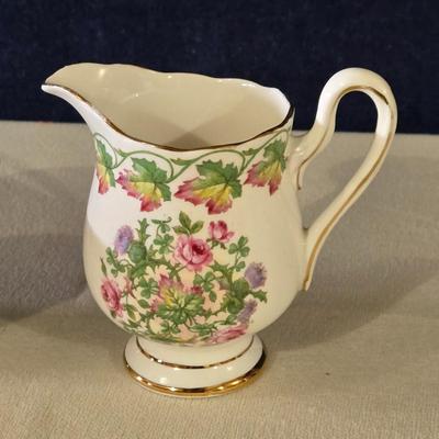 Royal Albert Porcelain Creamer and Sugar Bowl
