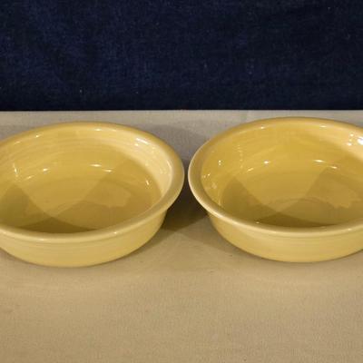 (2) Yellow Fiesta Bowls