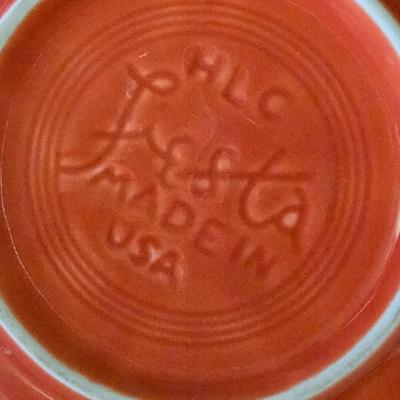 Orange Fiesta Bowls and Cup
