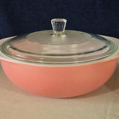 (2) Vintage Pyrex Bowls and 1 lid