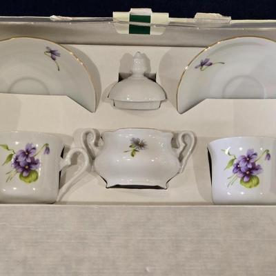 New in the Box Leander Tea Set