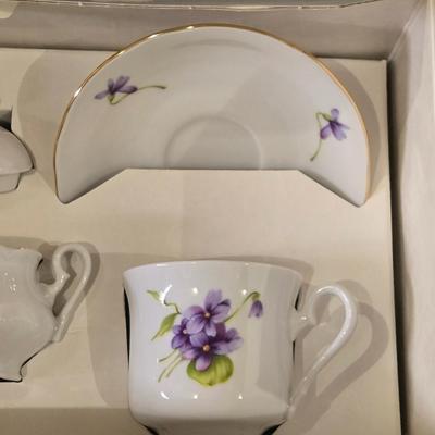 New in the Box Leander Tea Set