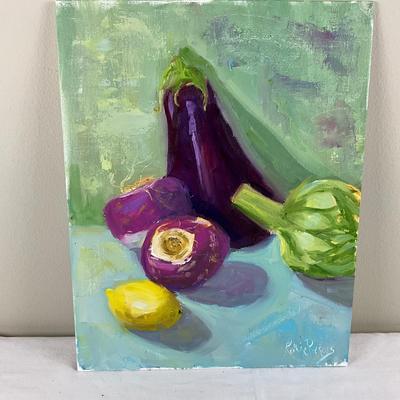 104 Original Oil Paintings of Vegetable Still Life by Kathie Rogers