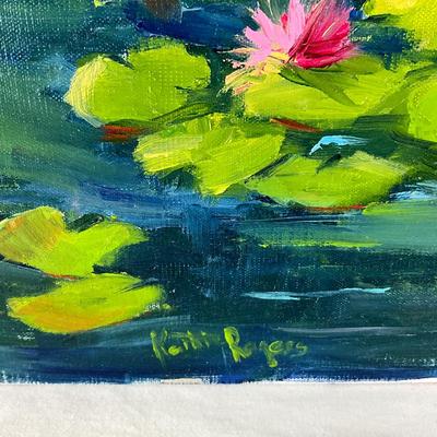 105 Original Acrylic Painting "Homage to Monet" by Kathie Rogers