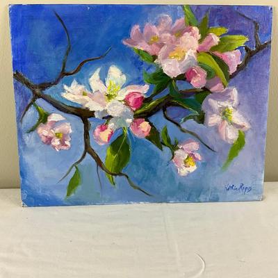 109 Original Oil Painting "Cherry Blossoms by Kathie Rogers