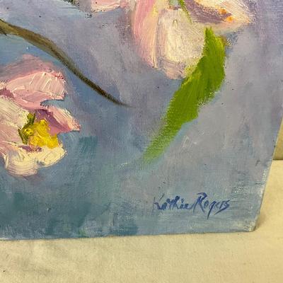 109 Original Oil Painting "Cherry Blossoms by Kathie Rogers