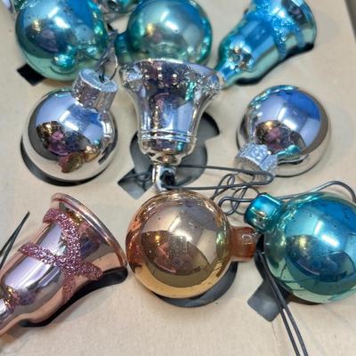 Lot 421 Box of Pastel Ornaments minis