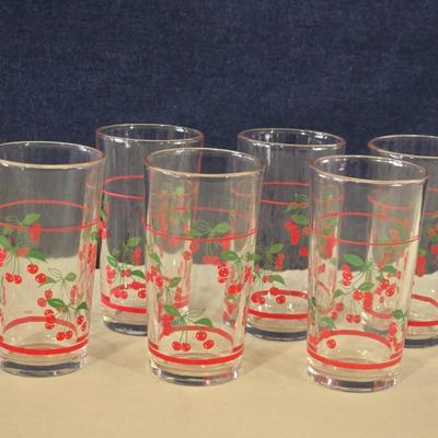 Vintage Italian Cherry Glasses