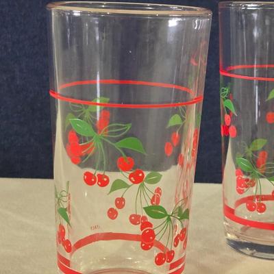 Vintage Italian Cherry Glasses