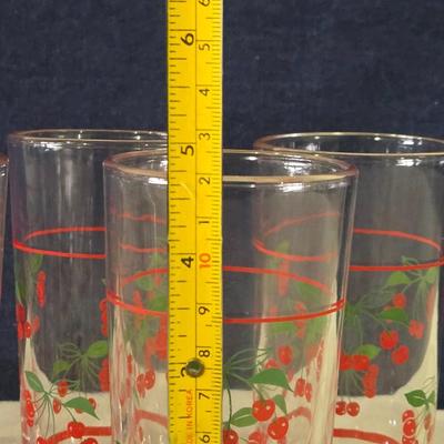 Vintage Italian Cherry Glasses