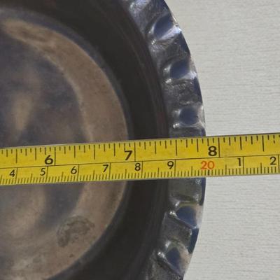 Aluminum Ribbon Edge Bowl with Handles