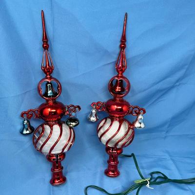 Lot 440 Plastic Tree Toppers with Angel Hair