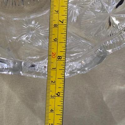 Cut Glass Serving Bowl