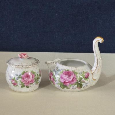 Lefton China Cream and Sugar Set