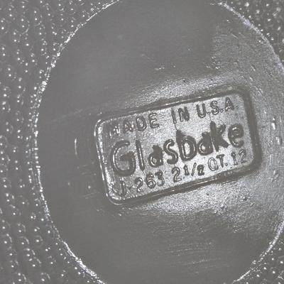 (2) Vintage Glasbake Casserole Dishes