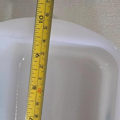 (2) Vintage Glasbake Casserole Dishes