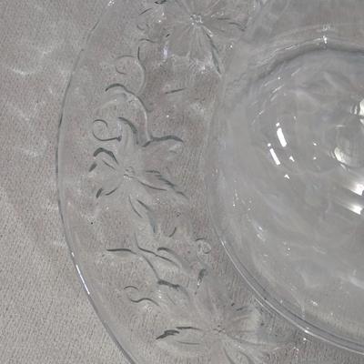 Princess House Dome and Frosted Glass Plate