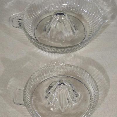 (2) Glass Juicers