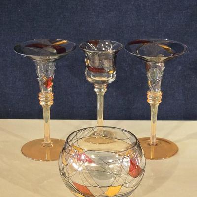 Princess House Stained Glass Set
