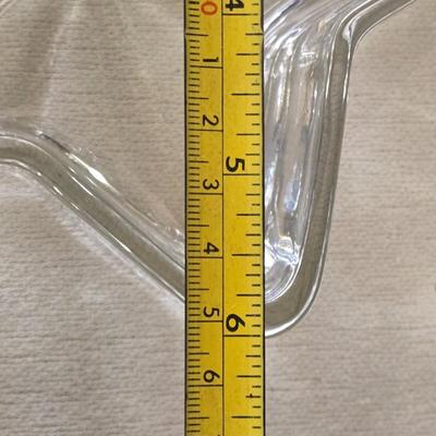 (2) Hearts and Star Glass Bowls