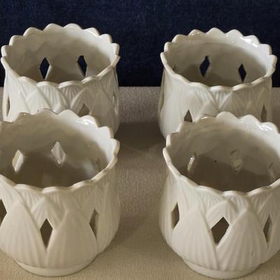 Ceramic Flower Candleholders