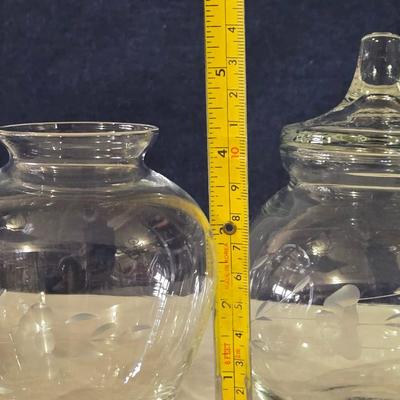 Princess House Jar, Vase, and Candleholder