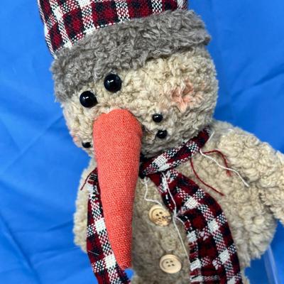 Lot 448 Plush snowman & figure