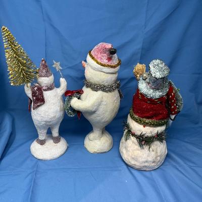 Lot 453 Snowman Figures