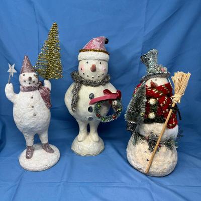 Lot 453 Snowman Figures