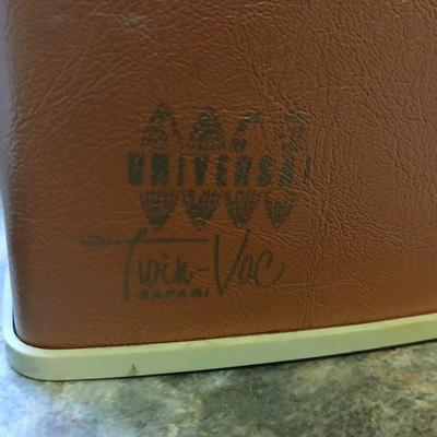 American Tourister By Franzus electric coffee maker with Vintage Twin-Vac Safari thermos