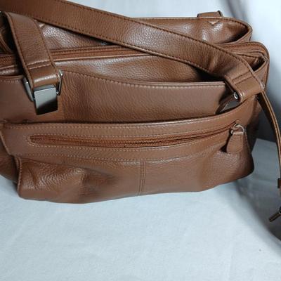 Liz Claiborne and Jaclyn Smith brown purses