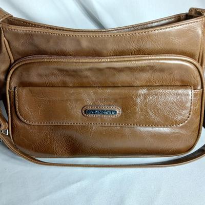 Liz Claiborne and Jaclyn Smith brown purses