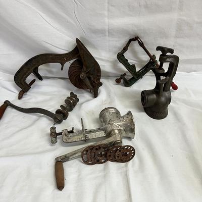 Antique Food Grinders & More (O-MK)