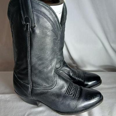 Two pair of leather soled Cowboy boots Tony Llama size 9