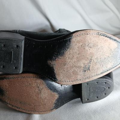 Two pair of leather soled Cowboy boots Tony Llama size 9