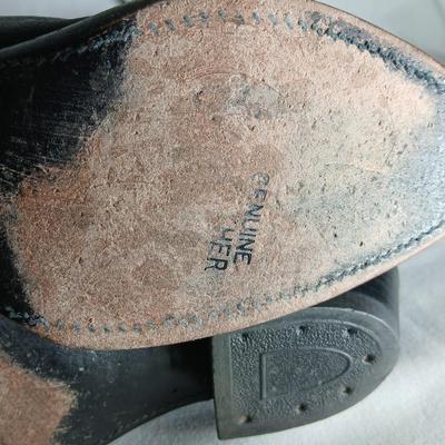 Two pair of leather soled Cowboy boots Tony Llama size 9