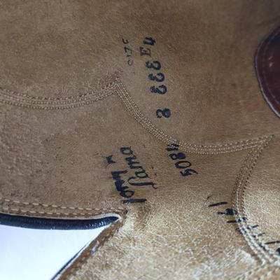 Two pair of leather soled Cowboy boots Tony Llama size 9