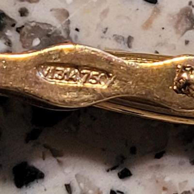 Collection of gold rings and cufflinks