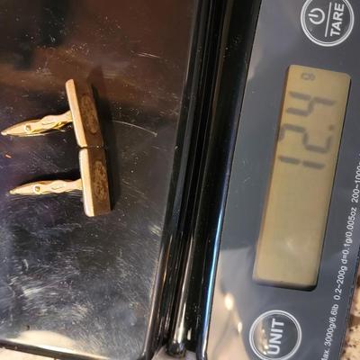 Collection of gold rings and cufflinks