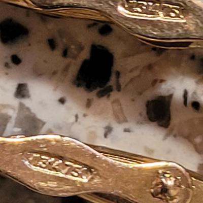 Collection of gold rings and cufflinks