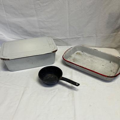 Assortment of Enameled Cookware & More (O-MK)