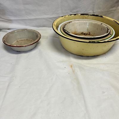 Assortment of Enameled Cookware & More (O-MK)