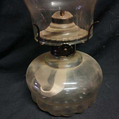 Vintage Lamplight Farms Hurricane Glass Oil Lamp