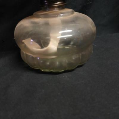 Vintage Lamplight Farms Hurricane Glass Oil Lamp