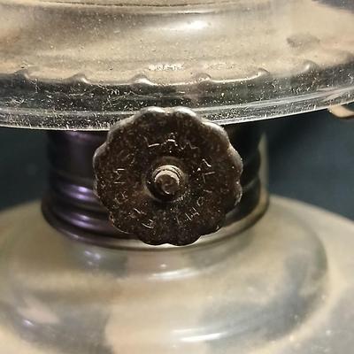Vintage Lamplight Farms Hurricane Glass Oil Lamp