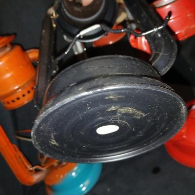 Four lantern frames for parts or repair