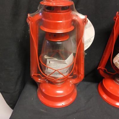 Brand new Weather rite outdoor oil / kerosene lantern and one for parts