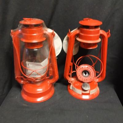 Brand new Weather rite outdoor oil / kerosene lantern and one for parts