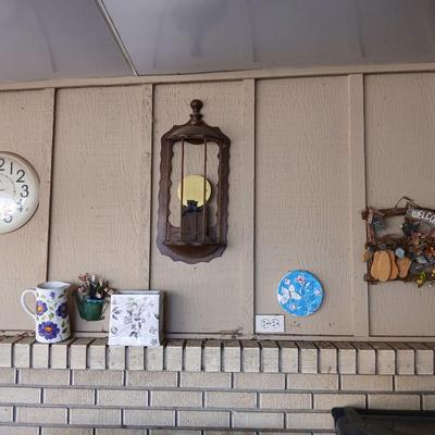 Yard & Garden decorations - thermometer - vase - welcome sign and more