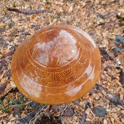 Ceramic Garden mushroom two-piece